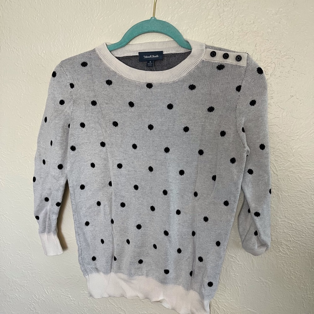 ModCloth Polka Dot Sweater